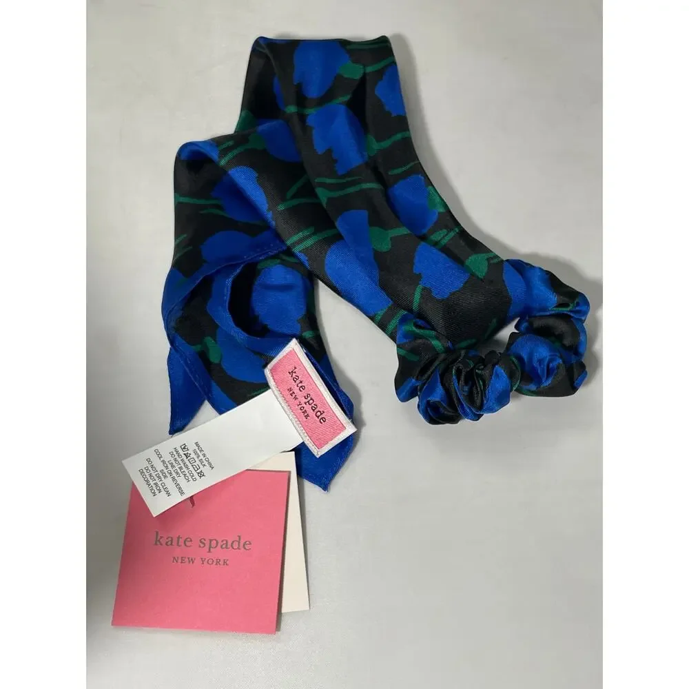 Kate Spade seascape flora hair tie & bandana set
